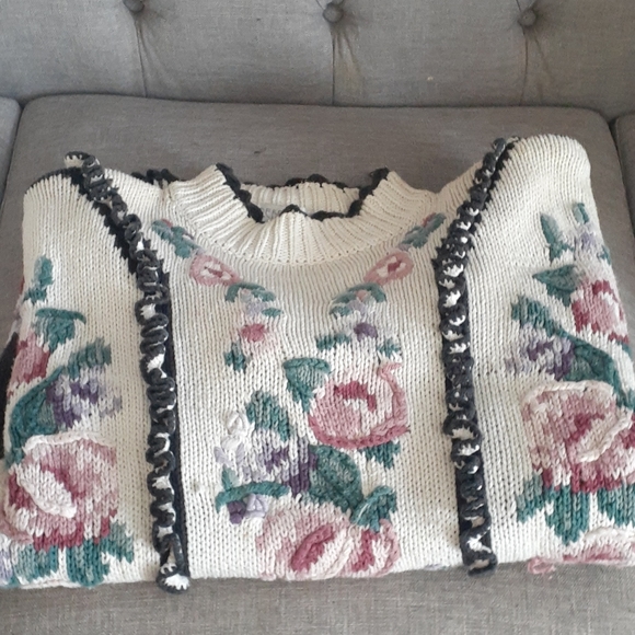 Vtg Rebecca Stone knitted sweaters sz large - Picture 15 of 17